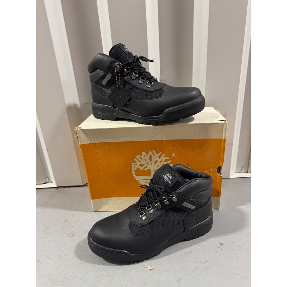 Timberland Field Boots Mens 10.5 Black Waterproof PrimaLoft A17KY A7098 - Picture 2 of 10